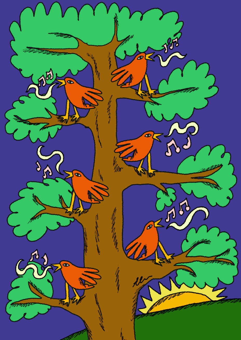 Whistle Illustration Peachtober