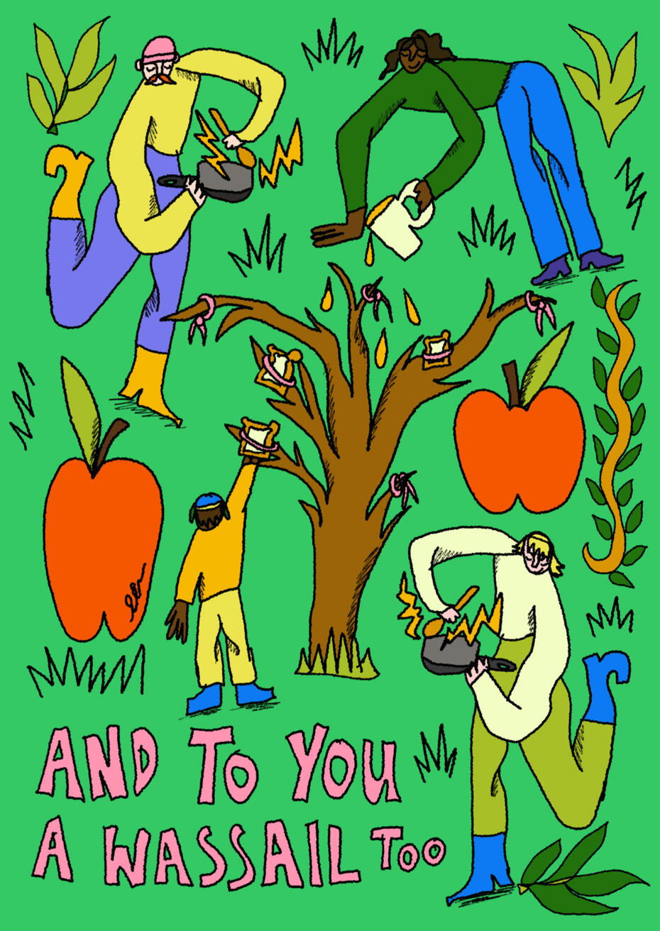 Community Wassail Illustration