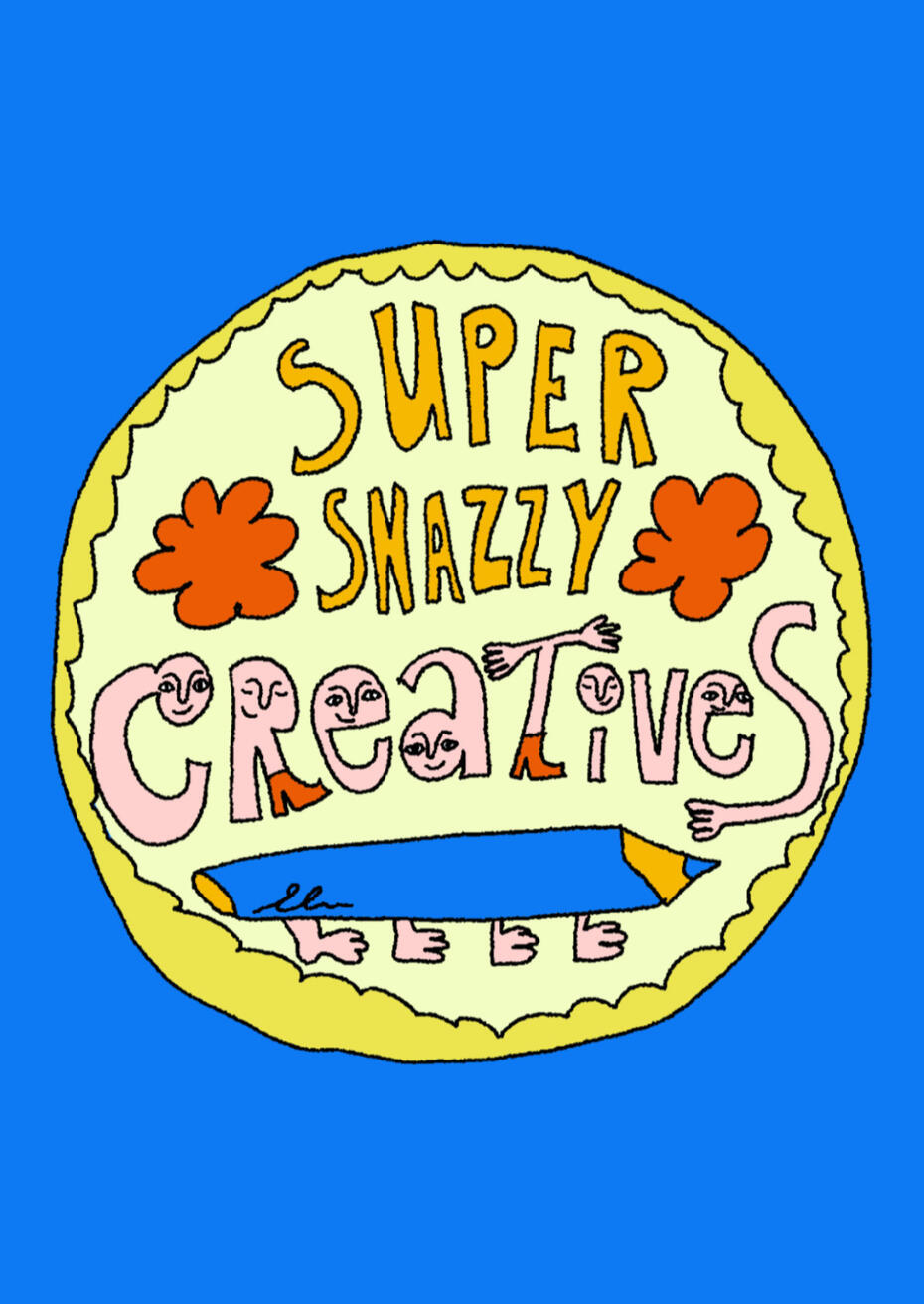 Super Snazzy Creatives Illustrated Logo